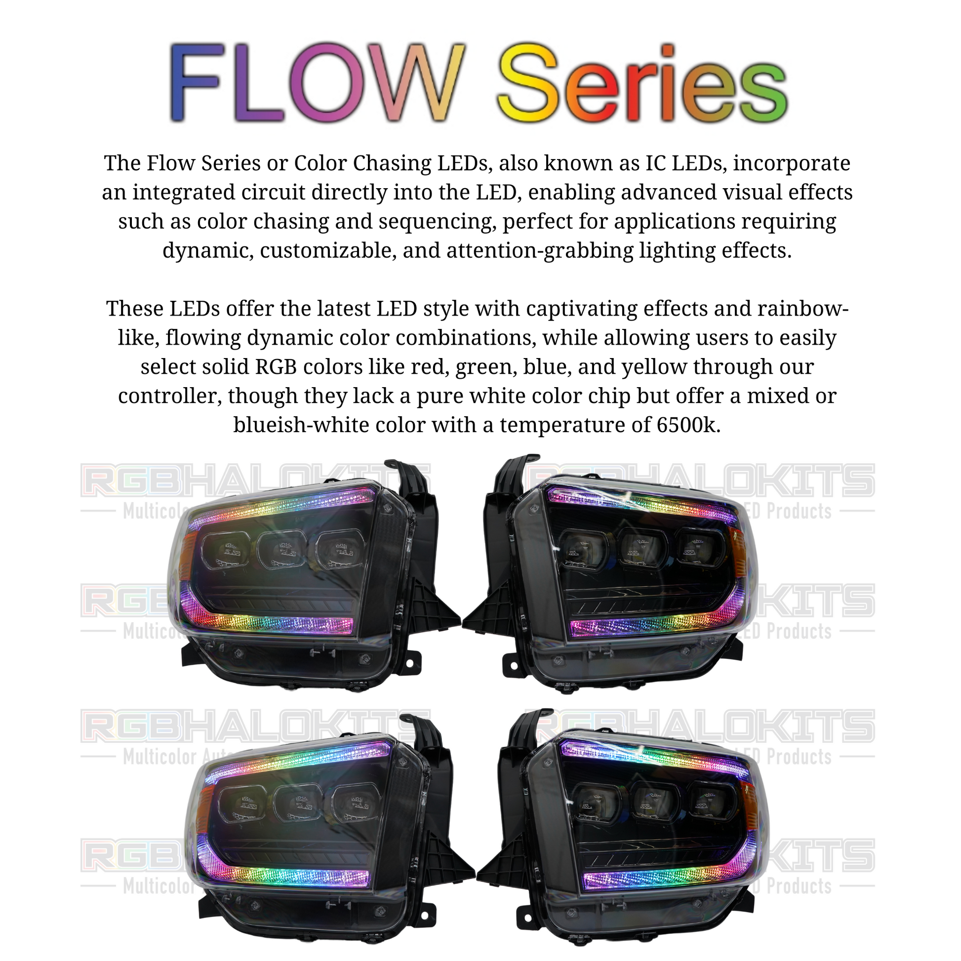 Toyota Tundra: Multicolor Flow Series Headlights (2014-2021) - image 8