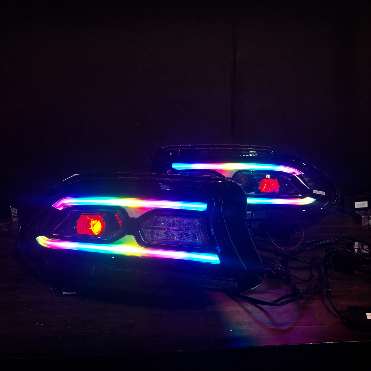 Marii Customz Dodge Charger RGBW flow series headlights main photo